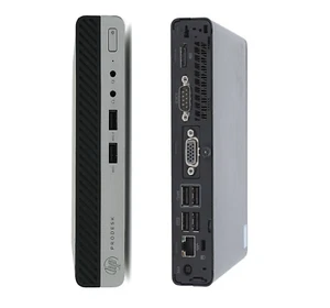 HP ProDesk 400G3 Mini Computer Intel i3-7100T CPU 32GB Ram 4TB SSD Windows 11 - Picture 1 of 6