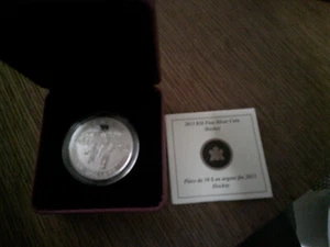 2013 CANADA $10 PURE SILVER 1/2 Oz. PROOF COIN - Hocky - Picture 1 of 1