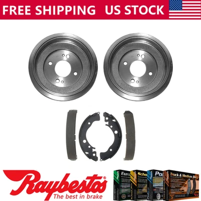 Kit trasero tambores de freno y zapatas de freno para Honda Fit 2009-2013 - Raybestos Foto 1 de 4