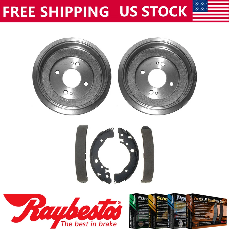 Комплект задних тормозных барабанов и тормозных колодок для Honda Fit 2009-2013 годов выпуска - Raybestos - Изображение 1 из 4
