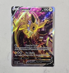 Jolteon V SWSH 183 Pokemon TCG Sword & Shield Star Promo Card Full Art Alt Rare - Picture 1 of 2