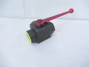 248142 New-No Box; Hydac KHB3K25SAEL111411X 3-Way Ball Valve 1"ports 6000 PSI - Picture 1 of 6
