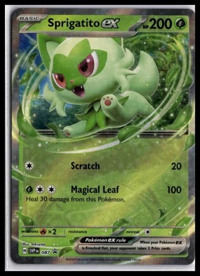 Sprigatito ex Promo SV: Scarlet & Violet Promo Cards 087 NM - Image 1 of 2