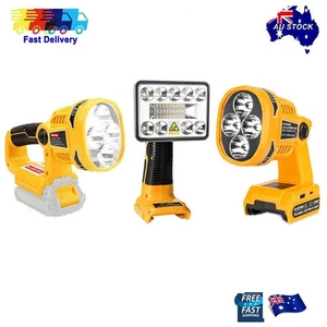 LED Work Flash Light Torch Lamp For Dewalt 20V Li-ion Battery charger - Picture 1 of 7