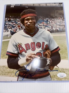 Rod Carew Angels Twins HOF Auto Autographed 8x10 Signed Baseball Photo JSA COA - Picture 1 of 3