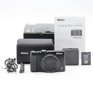 Nikon COOLPIX S9900 16MP 30x Zoom Digital Camera Box Case Near Mint Japan - Picture 1 of 6