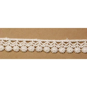 Encaje Venecia estrecho 3/4" (19 mm) blanco 15 yardas - Imagen 1 de 1