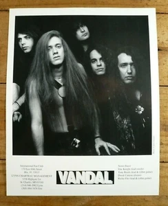 Vandale - Vintage Band Presse Foto Hochglanz s/w 8x10 #3 - Bild 1 von 1