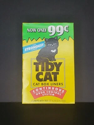 Caja de arena Purina Tidy Cats forros resistentes al desgarro gatito mascotas 1 caja 22x30 Foto 1 de 3