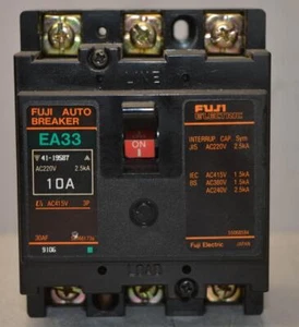 Fuji Auto Breaker EA33 3 Pole 10A - Picture 1 of 1