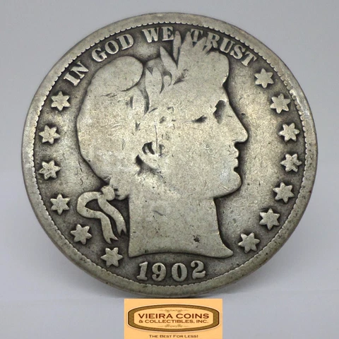 1902-S Barber Half Dollar - #C29400NQ Cover