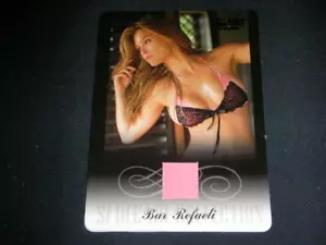 Tarjeta de placa de prensa de recuerdos SI Supermodels Bar Refaeli - Imagen 1 de 2