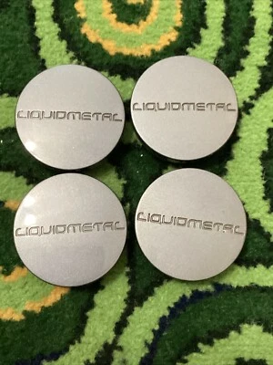 Liquid Metal Wheels Gray Pinish  Custom Wheel Center Caps # CAP5373-U4B 4pcs - Image 1 of 4