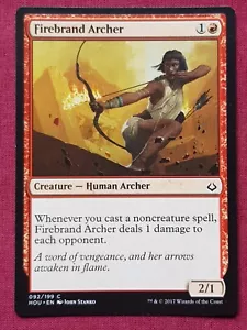 Magic The Gathering HOUR OF DEVASTATION FIREBRAND ARCHER red card MTG - Picture 1 of 2