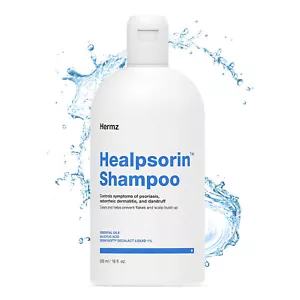 Dermz Hermz Healpsorin Therapeutisches Psoriasis Shampoo 500ml Salicylsäure & - Bild 1 von 6
