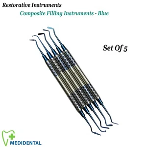RESTAURATIVE Komposit-Füllinstrumente mit blauer Spitze Dental-Konturwerkzeuge - Bild 1 von 8