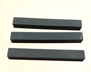 3 pcs NORTON  6/10" x 4/10" x 5"  Abrasive Sharpening Stones Sticks -37C320 J9V - Picture 1 of 3