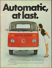 1973 Vintage Ad Volkswagen Station Wagon , Microbus, Red Nice! 061017