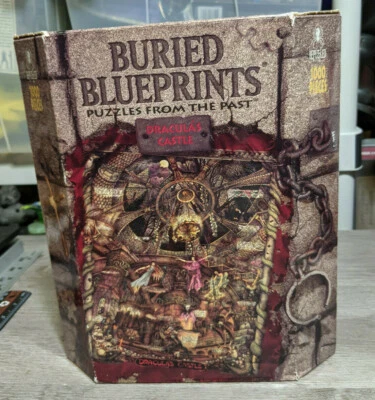 Buried Blueprints Puzzles From The Past Dracula’s Castle 1000 Pieces Halloween - Image 1 of 2