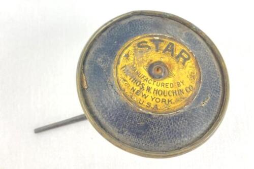 Antique applicateur de pompe à air manuelle en laiton étoilé Thos W Houchin Co New York