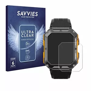6x Osłona ekranu do Njord Gear The Indestructible Smartwatch Folia ochronna - Zdjęcie 1 z 11