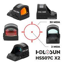 Holosun HS507C-X2 MultiReticle Red 2 MOA Dot Solar Reflex Sight Concealed Carry