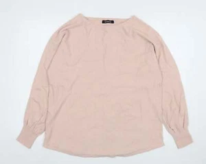 Kaleidoscope Womens Pink Round Neck Viscose Blend Jumper Size 16 - Picture 1 of 12