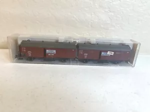 FLEISCHMANN HO #5306 DRG STUCK GUT - SCHNELLVERKEHR ARTICULATED GOODS VANS MIB - Picture 1 of 8