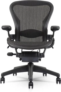 Herman Miller Aeron Size B Fully Loaded Lumbar Office Chair - UK Delivery - Picture 1 of 21