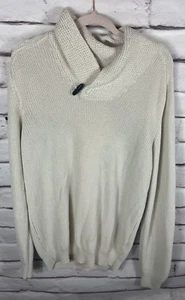 NUEVO CON ETIQUETAS Impermeable Vintage Unisex Talla XL Beige Manga Larga Suéter Camisa - Imagen 1 de 7