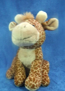 *2317* Giraffe – shades of brown - plush – 20cm - Picture 1 of 3