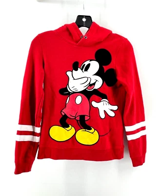 H&M Disney Mickey Mouse Rojo Jóvenes Niños Sudadera con Capucha Sudadera con Capucha Talla S/M Foto 1 de 4