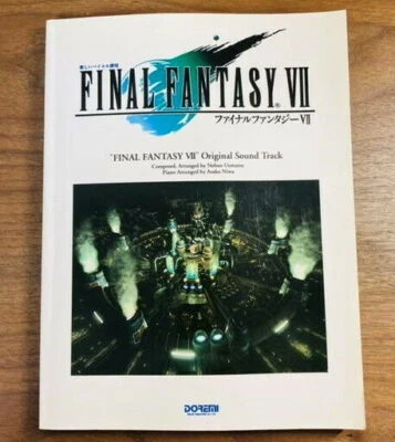 Final Fantasy VII 7 Original Sound Track PIANO Score Sheet Music Song Book FF7 - Image 1 of 4