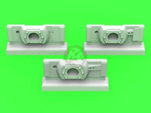 Mantos para pistola Master 1/72 8,8 cm KwK 36 L/56 para tanque Tiger I (3 tipos) GM-72-023 - Imagen 1 de 1