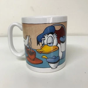 Disney Donald Duck XL Coffee Mug – Tired/Funny Face Extra Large Ceramic Cup t34 - Picture 1 of 8