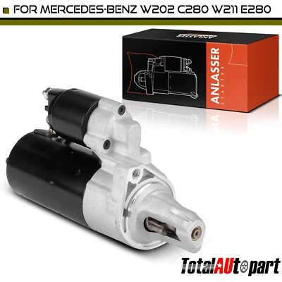 New Starter Motor for Mercedes-Benz W202 C280 C215 CL500 C208 1.7kW 12V CW 10T - Image 1 of 4