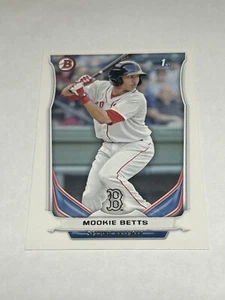 Mookie Betts 2014 Bowman Paper 1st Bowman RC #BP109 Red Sox Dodgers - Imagen 1 de 2