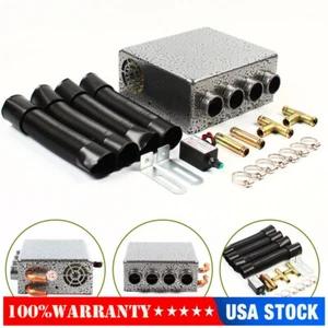 Calentador universal debajo del tablero 12 V calor con interruptor de velocidad para coche camión 4 puertos NUEVO - Imagen 1 de 10