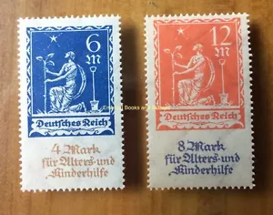 EBS Germany 1922 - Aged & Children's Charity - Nothilfe - Michel 233-234 - MNH** - Picture 1 of 1