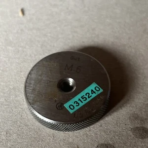 Gut Gewindelehrring M6 guter Zustand Original Industrie Qualität - Bild 1 von 2