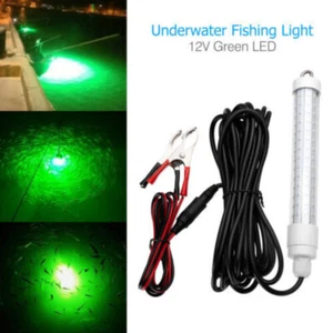 126 LED 12V Green Underwater Fishing Light Lamp Fish Attract 5000000Lumens - Picture 1 of 11