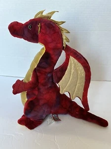 EUGENE the Plush RED DRAGON Stuffed Animal - by Douglas Cuddle Toys - #731 - Picture 1 of 11