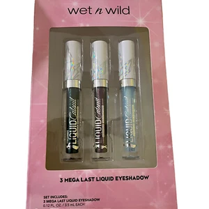 Wet n Wild Mega Last Liquid Eyeshadow Catsuit Emerald Gaze Metallic Gift Set New - Picture 1 of 4