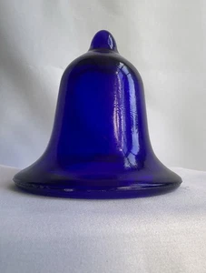 Beautiful Cobalt Blue Glass Bell Cloche 10cm x 10cm tall. - Picture 1 of 4