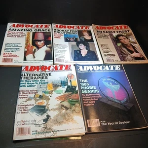 Lot of 5: 1985 THE ADVOCATE National Gay Newsmagazine News Magazine - Bild 1 von 6