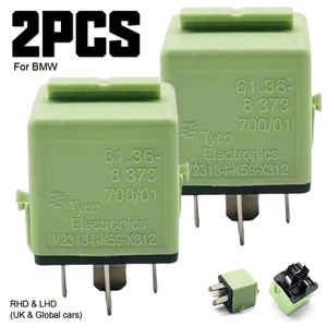 2 Stück 61368373700 für BMW Mini Mehrzweck Weiß-Grün Relais 5-polig V23134-K59-X312 - Bild 1 von 8