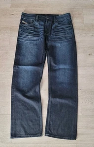 Diesel Industry Larkee Blue Jeans Men's 33x30 Regular Straight Leg Button Fly - Picture 1 of 14