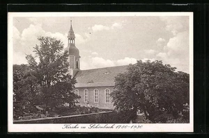 Ansichtskarte Schönbach, Blick auf die Kirche  - Picture 1 of 2