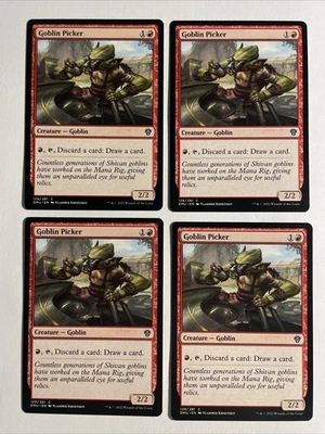4x Mtg Dominaria United Goblin Picker NM/M Magic The Gathering - Bild 1 von 2