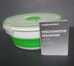 Weight Watchers MICROWAVABLE Steamer COLLAPSIBLE 3 Pieces Dishwasher Safe - Picture 1 of 7